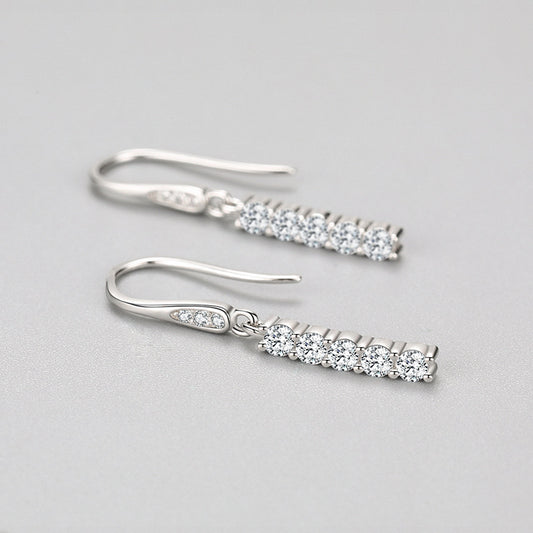 Aretes de Plata 925 con Diamantes Artificiales de Alta Calidad - Image 2