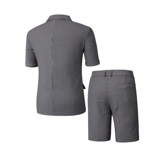 Traje Slim Fit Cuadros para Hombre - Estilo Ejecutivo Casual - Image 2