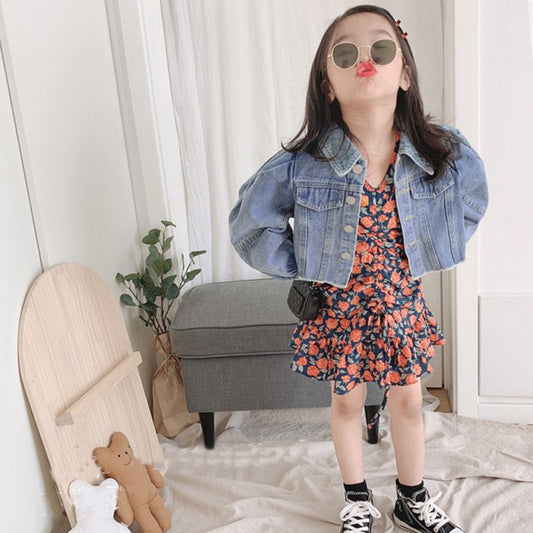 Ropa Denim Infantil Coreana - Estilo Dulce y Moderno para Niñas - Image 2