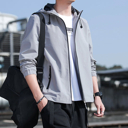 Chaqueta Slim con Capucha para Hombre - Image 2