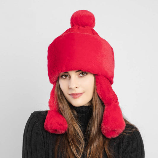 Gorro Lei Feng Premium con Orejeras de Pelaje de Conejo y Forro Polar - Image 2