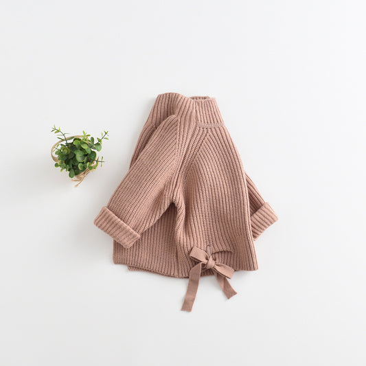 Suéter Cardigan de Punto para Niña - Calidez y Estilo para el Invierno - Image 2