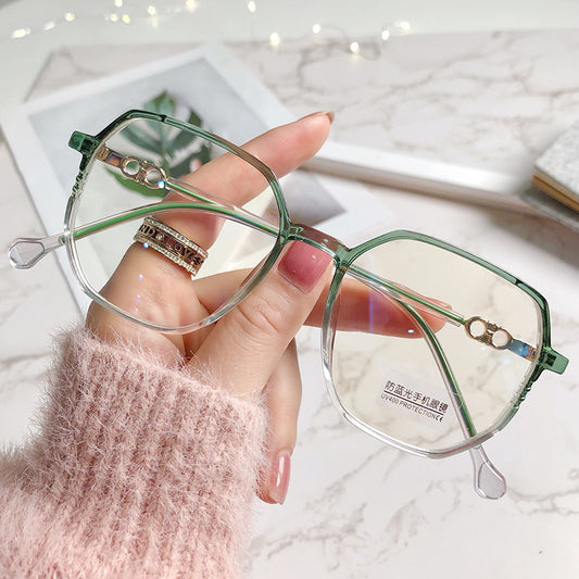 Lentes Coreanos de Moda Minimalista Efecto Transparente - Image 2