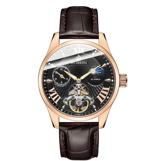 Reloj Automático Tourbillon de Lujo - Diseño Minimalista para Hombre - Image 2