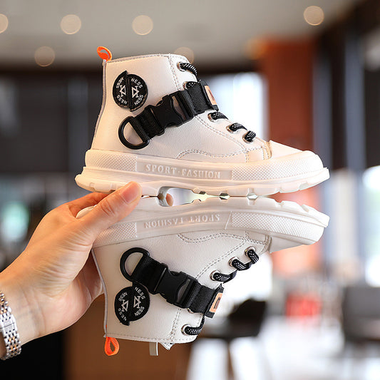Botas Martin de Cuero para Niños con Suela Antideslizante - Image 2