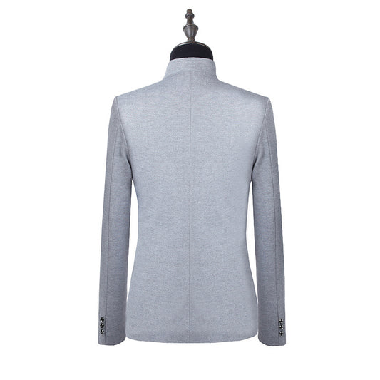 Abrigo Casual Slim Fit de Color Liso para Hombre - Image 2