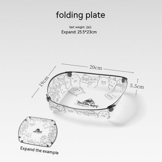Platos Plegables Portátiles para Viajes y Camping - Image 2