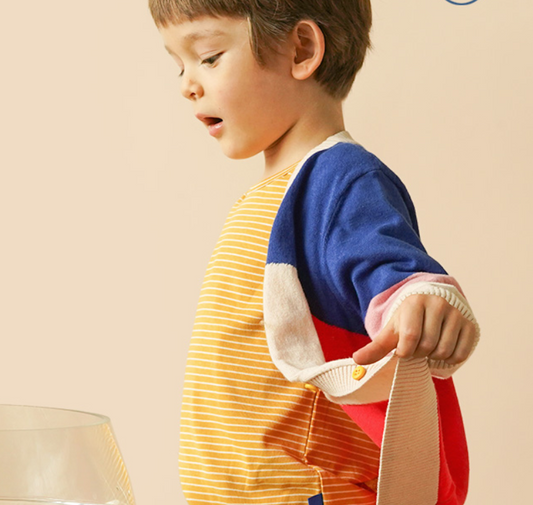 Cardigan Tejido de Algodón Puro para Niños - Abrigo Primavera Otoño - Image 2