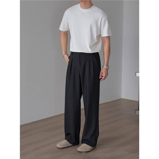 Pantalones Casuales Holgados de Corte Recto para Hombre - Image 2