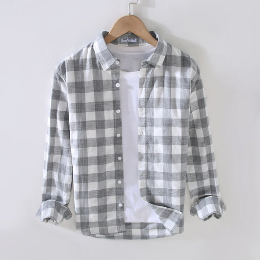 Camisa Casual Suelta con Cuello Cuadrado para Hombre - Estilo Moderno - Image 2