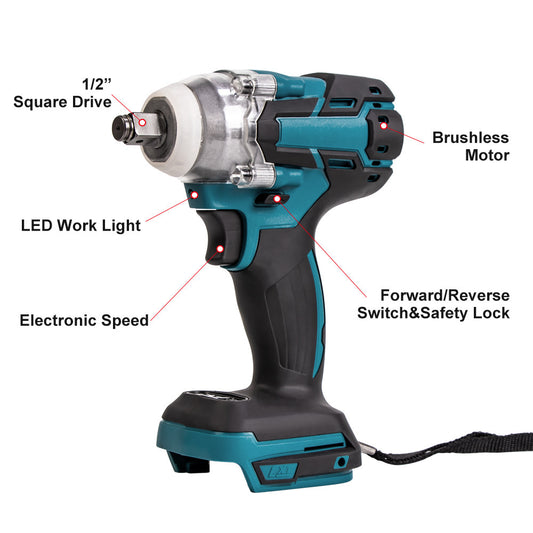 Llave de Impacto Inalámbrica Brushless Dual - Image 2