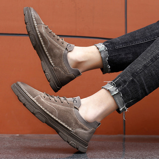 Zapatos Casuales de Cuero para Hombre - Diseño Bajo y Versátil - Image 2