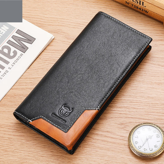 Billetera Bifold de Cuero Engrasado Premium para Hombre - Capacidad Grande - Image 2