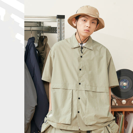 Camisa Manga Corta Versátil para Hombre - Ideal para Montaña y Verano - Image 2
