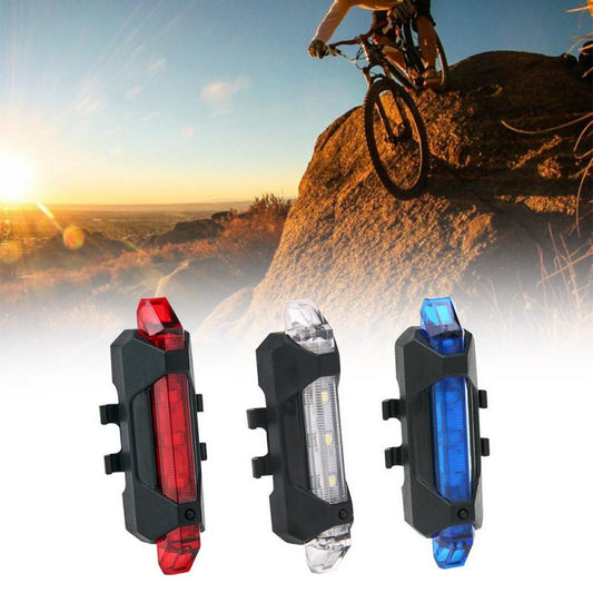 Kit de Luces LED para Bicicleta USB Recargables - Delantera y Trasera - Image 2