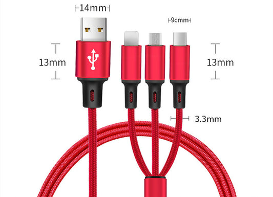 Cable de Datos 3 en 1 Compatible con Apple - Image 2