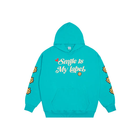 Sudadera Hombre Oversize con Capucha y Estampado Foam Letter - Image 2