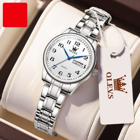 Reloj de Hombre con Banda de Acero Envejecido Resistente al Agua - Image 2