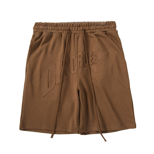 Shorts Holgados con Cordón y Relieve Vintage para Hombre - Image 2