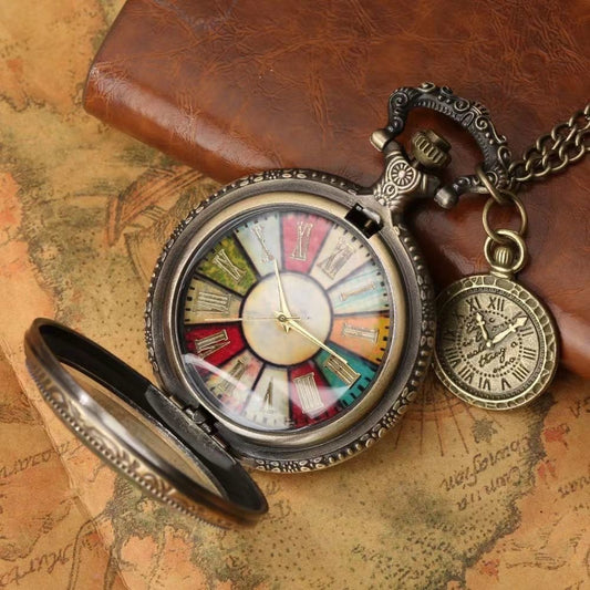 Reloj de Bolsillo Clásico Británico con Encaje en Relieve - Image 2