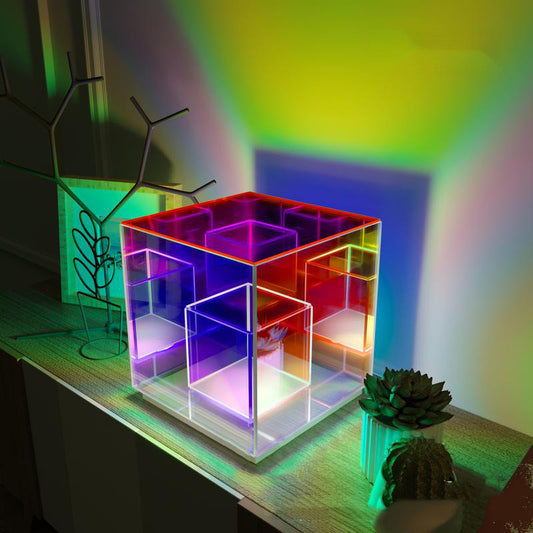 Cubo LED Luminoso Multicolor - Luz de Ambiente Inteligente - Image 2