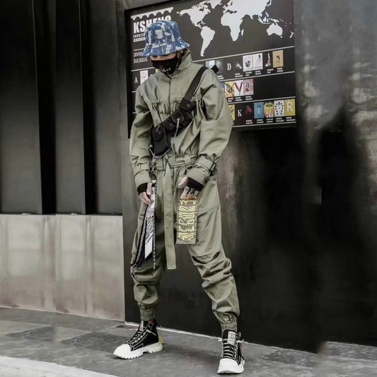 Jumpsuit Retro Casual para Hombre con Tirantes Sueltos - Image 2