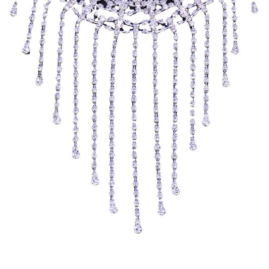 Máscara de Mascarada con Cadena de Garra y Rhinestones para Halloween - Image 2