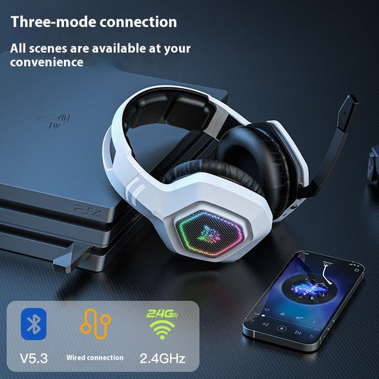 Auriculares Gaming Inalámbricos Bluetooth con RGB Luminoso - Image 2