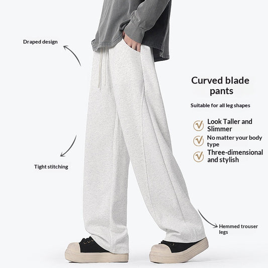 Pantalones Casuales Holgados de Pierna Recta para Hombre - Image 2