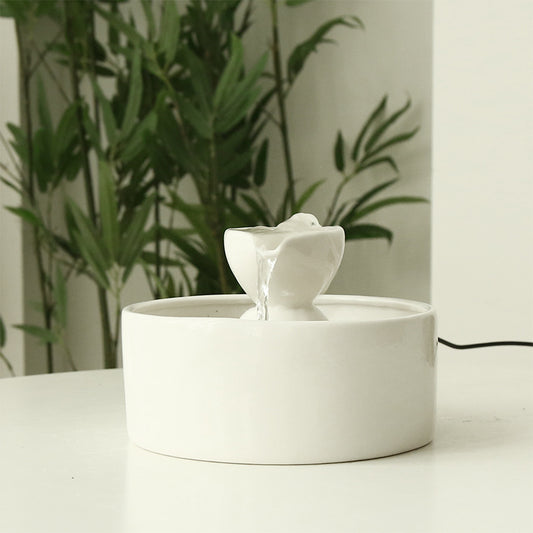 Fuente de Agua Cerámica Inteligente para Gatos con Circulación Continua - Image 2