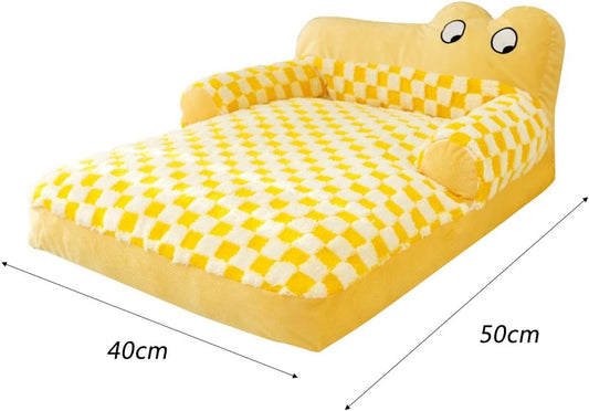 Sofá Cama Acolchado para Mascotas - Cómodo Nido Lavable Antideslizante - Image 2