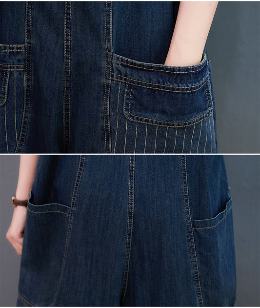 Jumpsuit Holgado de Moda Talla Grande - Casual y Trendy - Image 2