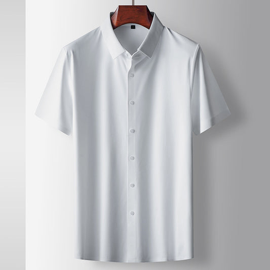 Camiseta Hombre Verano Micro Elástica Sin Costuras Manga Corta - Image 2