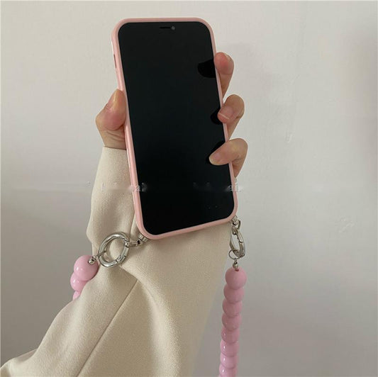 Funda para Celular con Cadena de Cuentas Diagonal - Image 2