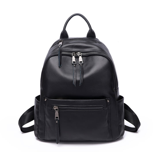 Mochila de Cuero para Mujer - Diseño Minimalista y Funcional - Image 2