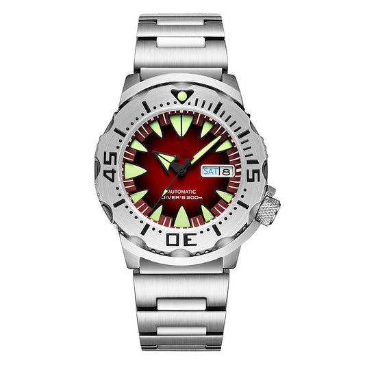 Reloj Mecánico Acero Inoxidable Luminoso Resistente al Agua para Hombre - Image 2