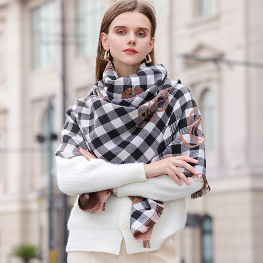 Bufanda Térmica Escocesa con Borlas - Protección Premium para Otoño e Invierno - Image 2