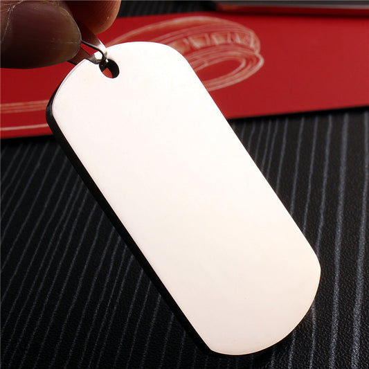 Placa de Identificación para Perro en Acero Inoxidable con Grabado Láser - Image 2
