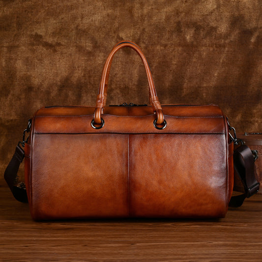 Bolsa de Cuero Premium Hecha a Mano Estilo Retro Gran Capacidad - Image 2