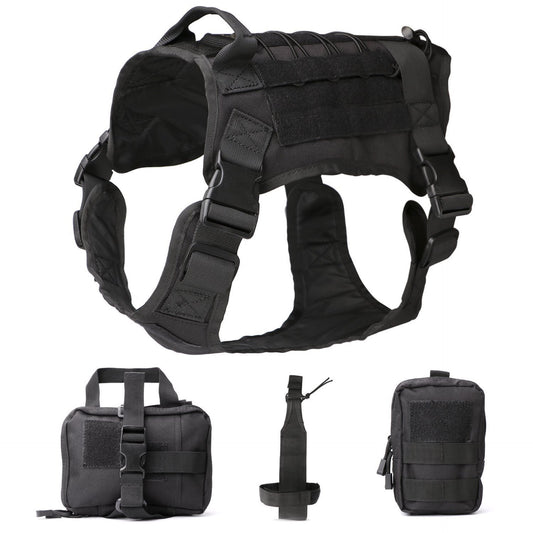 Chaleco Táctico para Perros Conjunto de 5 Piezas - Ropa de Protección Canina - Image 2