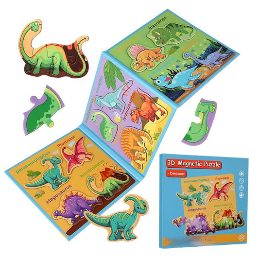 Puzzle Magnético 3D de Libros Plegables Avanzado para Niños - Image 2