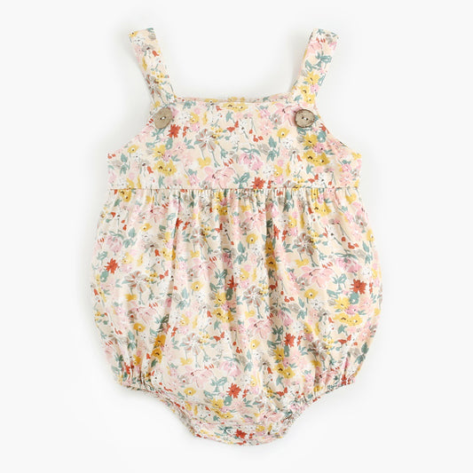 Body de Algodón con Tirantas para Bebé Niña - Diseño Floral - Image 2