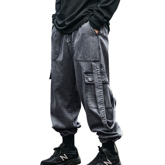 Pantalones Jeans Holgados Zanahoria para Hombre - Estilo Casual - Image 2