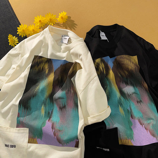 Camiseta Oversize Clásica de Manga Corta Estilo Europeo - Image 2