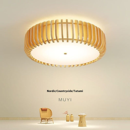 Lámpara de Techo LED Estilo Japonés Nórdico para Dormitorio - Image 2