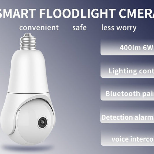 Cámara WiFi Inteligente en Foco LED con Visión Nocturna y Control Remoto - Image 2