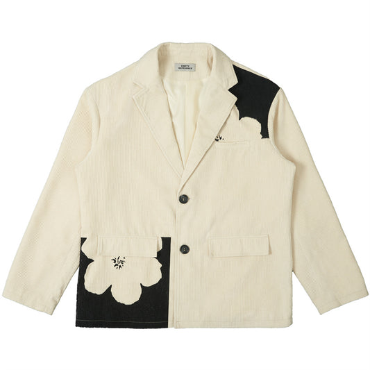 Blazer Casual de Pana Estampado Floral - Image 2