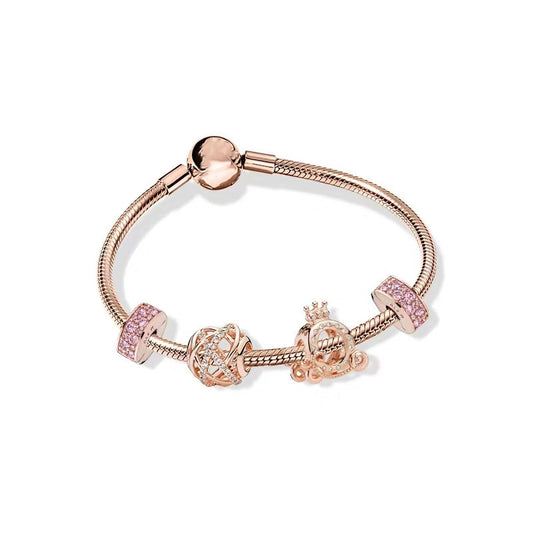 Pulsera de Cuentas Brillantes Elegante con Dijes Personalizables - Image 2