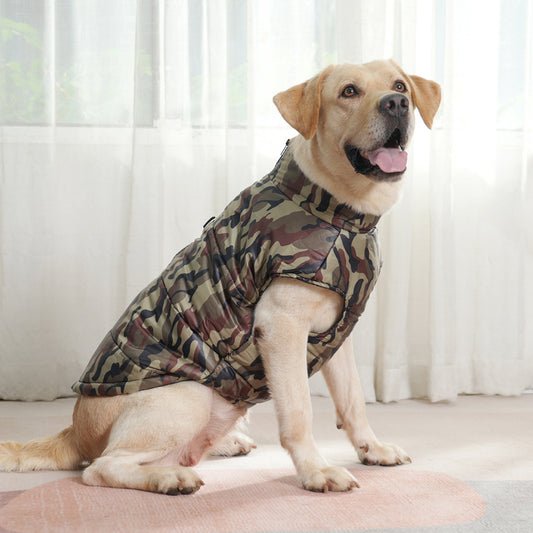 Abrigo Térmico Camuflado para Perros - Ropa de Invierno Acolchada - Image 2
