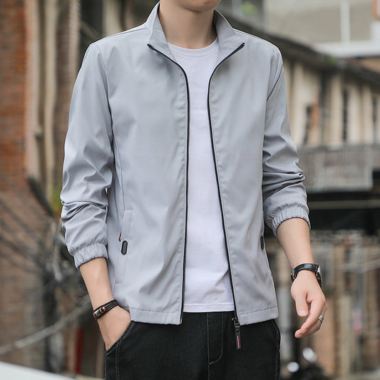 Chaqueta Cuello de Pie Clásica para Hombre - Image 2